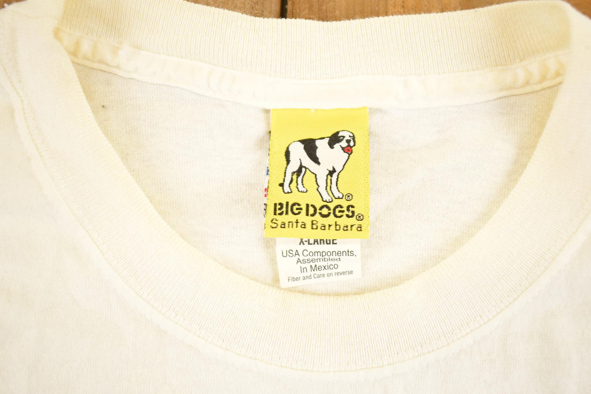 Vintage 1990's Big Dogs I Am The Boss Souvenir Travel T-Shirt Mens XL from propervintagecanada