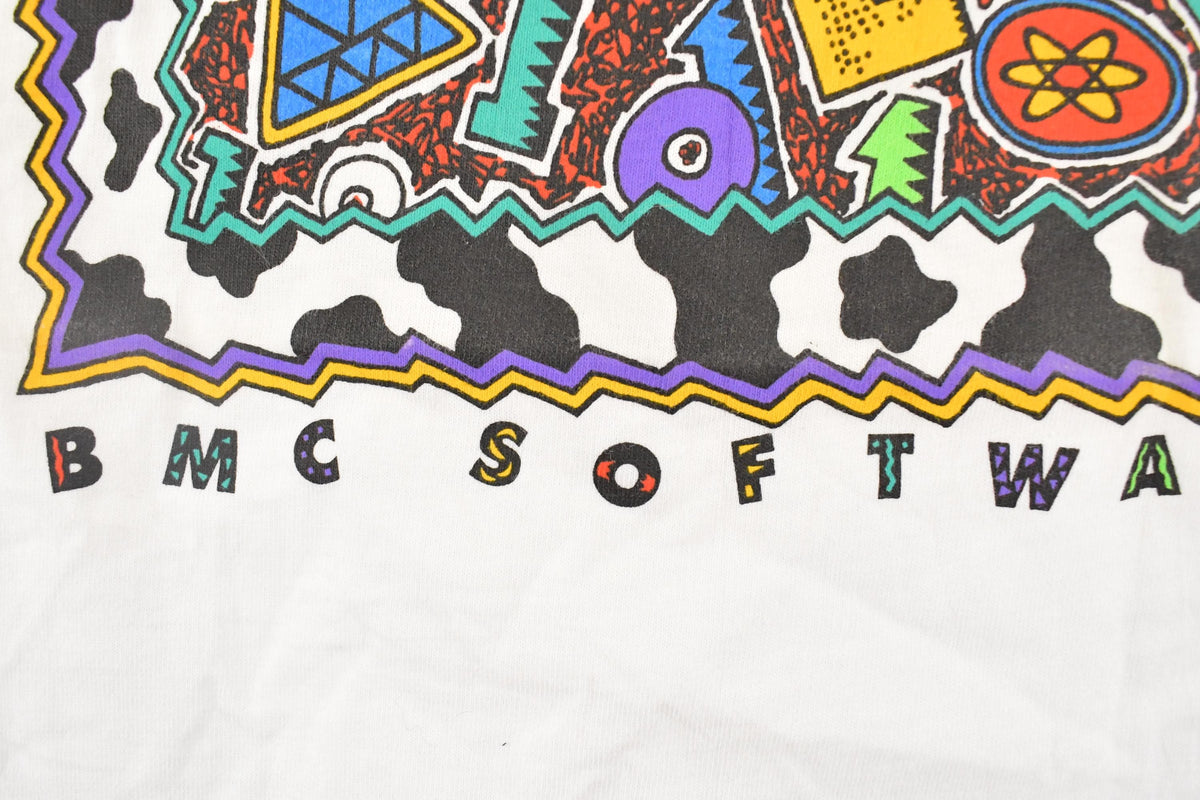 Vintage 1990's BMC Software Souvenir Travel T-Shirt Men's M from propervintagecanada