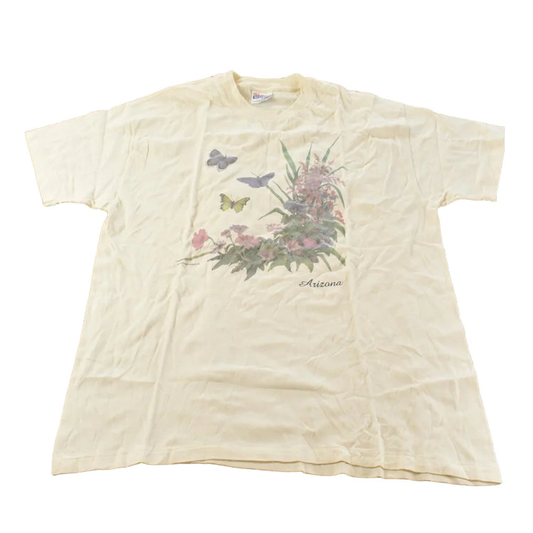 Vintage 1990's Butterfly Souvenir Travel T-Shirt Men's XL from propervintagecanada