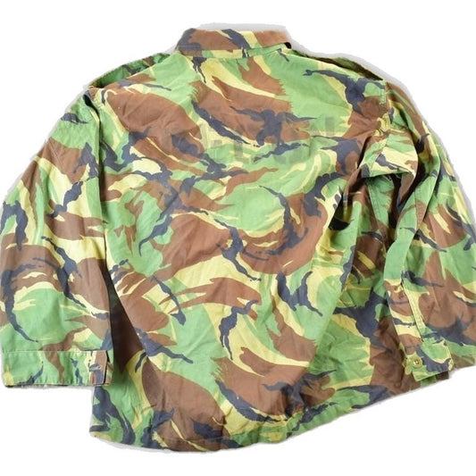 Vintage 1990's Camo Military Button Up Shirt Mens L from propervintagecanada