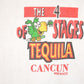 Vintage 1990's Cancun Tequila Stages Souvenir Funny Travel T-Shirt Men's L from propervintagecanada