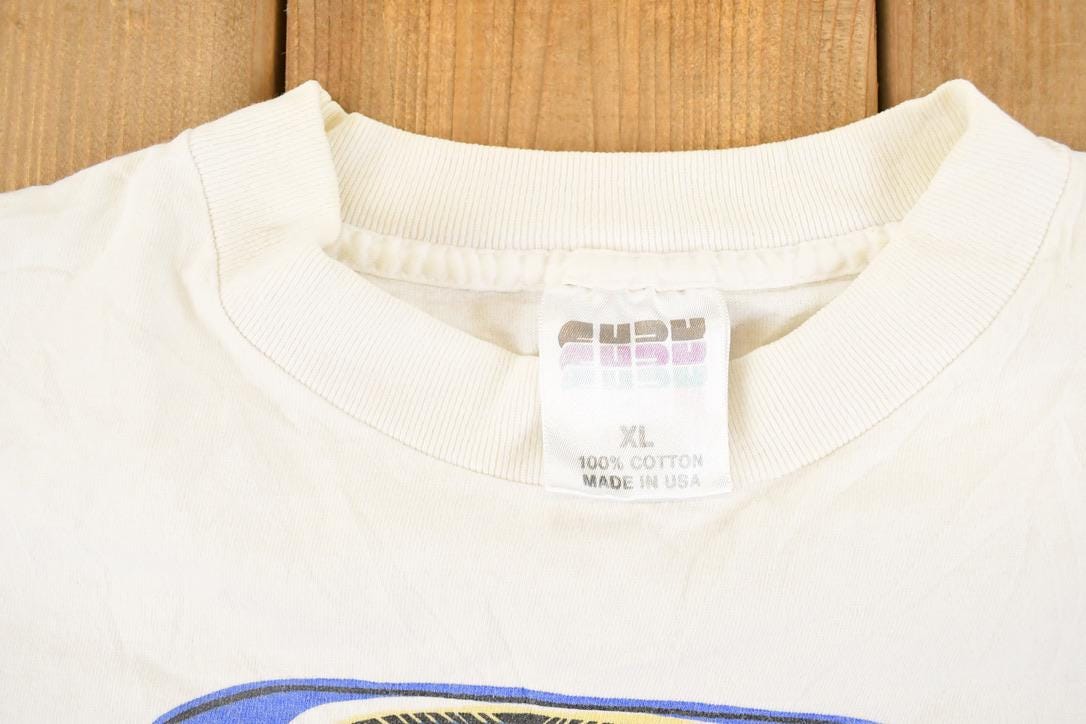 Vintage 1990's Captiva Island Fish Souvenir Travel T-Shirt Men's XL from propervintagecanada