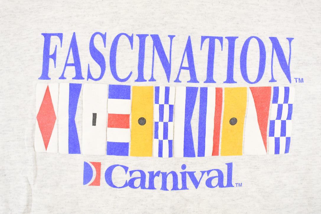 Vintage 1990's Carnival Cruises Souvenir Travel T-Shirt Men's L from propervintagecanada