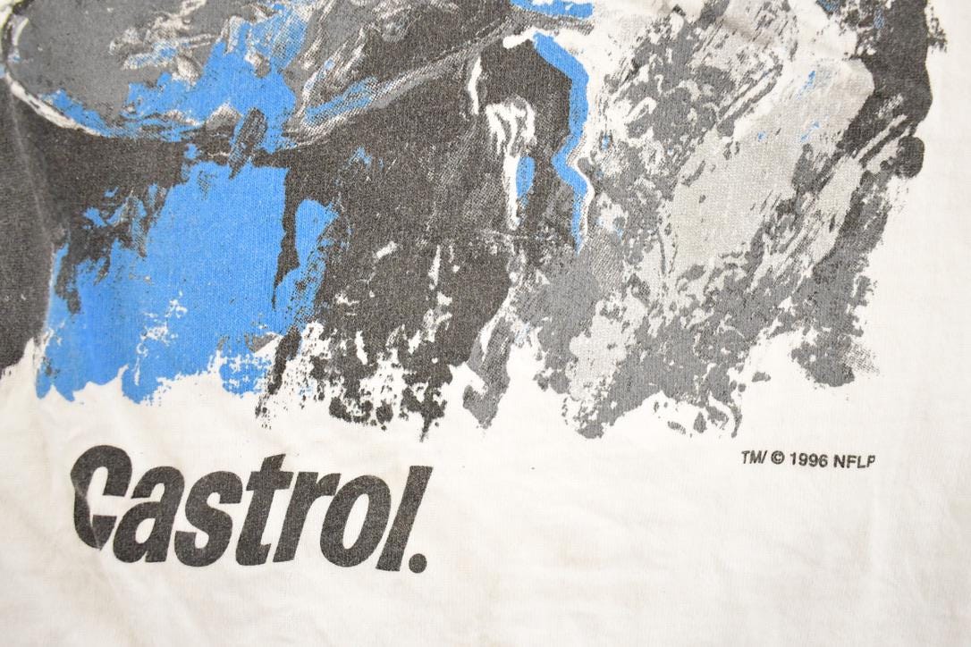 Vintage 1990's Carolina Panthers NFL Castrol T Shirt Men's L from propervintagecanada