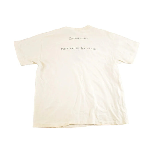 Vintage 1990's Cayman Islands Green Sea Turtle Travel T-Shirt Mens M from propervintagecanada