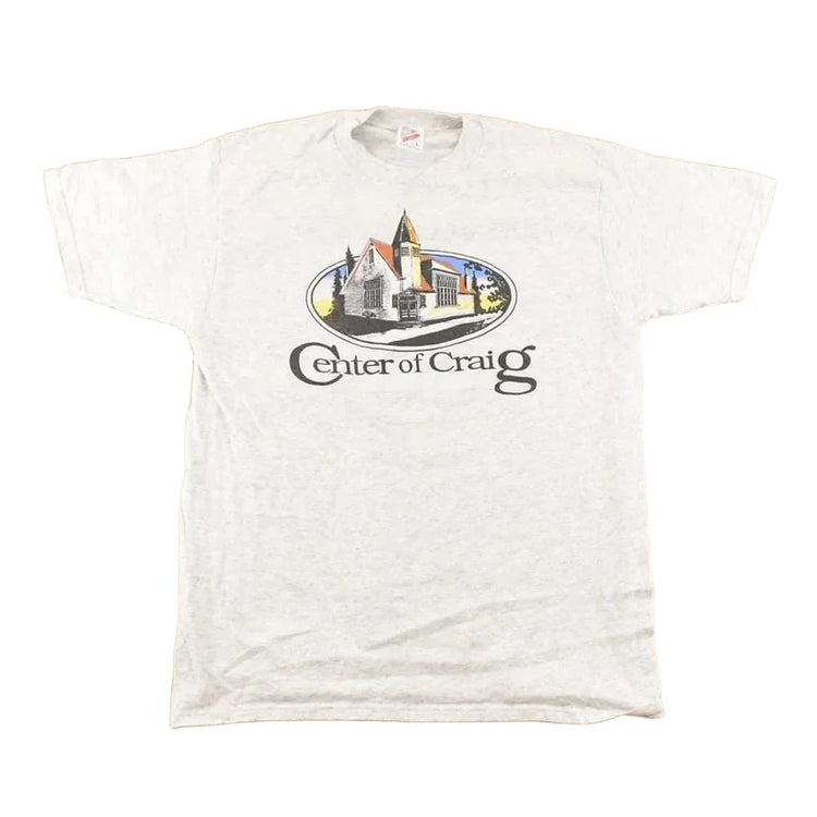 Vintage 1990's Center Of Craig Souvenir Travel T-Shirt Men's M from propervintagecanada