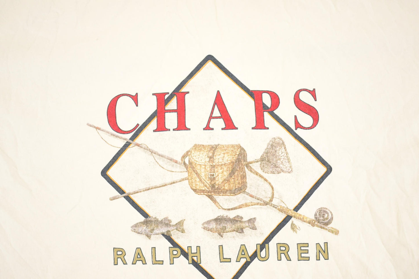 Vintage 1990's Chaps Ralph Lauren Fisherman Travel T-Shirt Men's XL from propervintagecanada