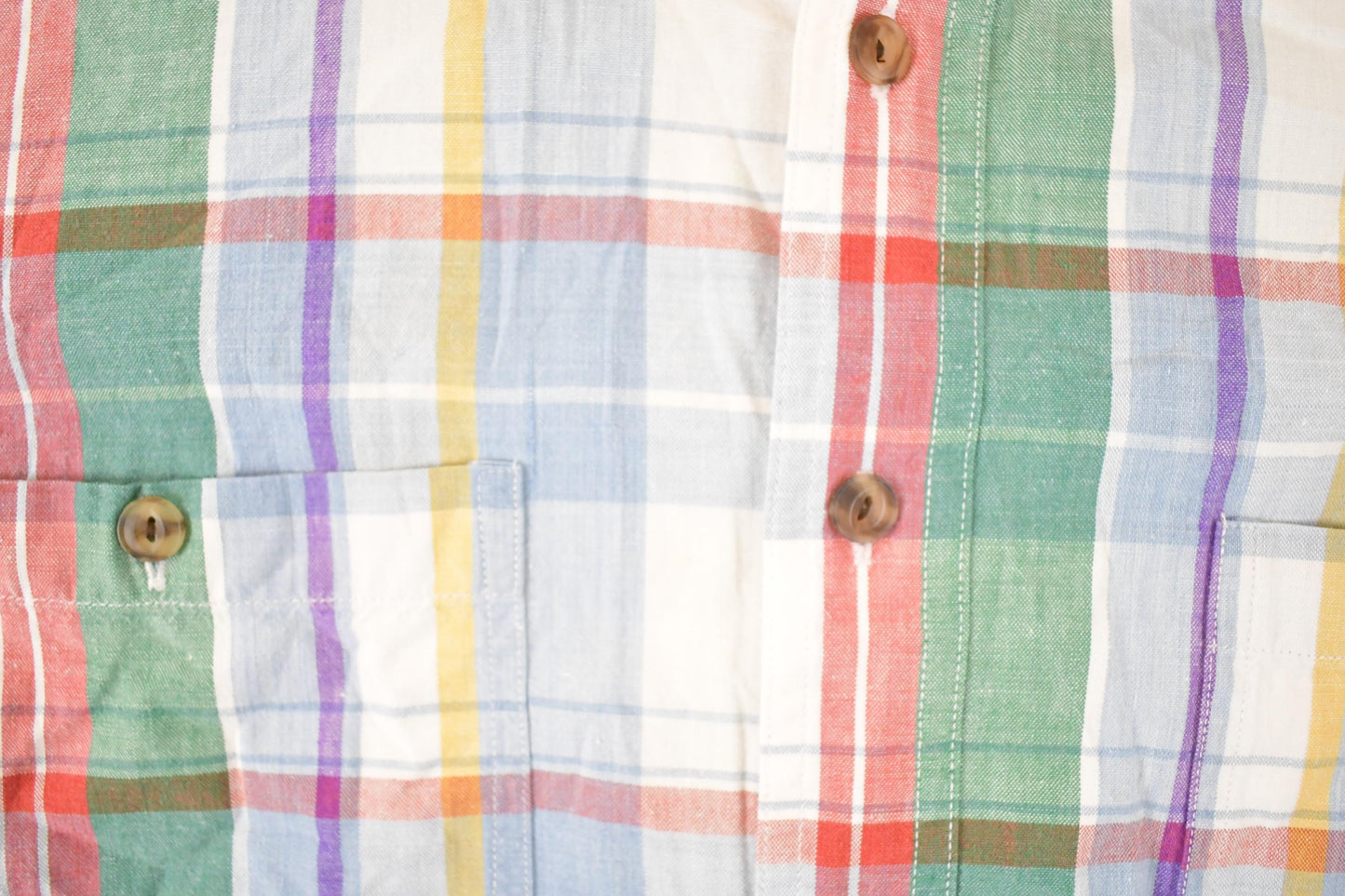 Vintage 1990's Chaps Ralph Lauren Plaid Button Up Shirt Men's L from propervintagecanada