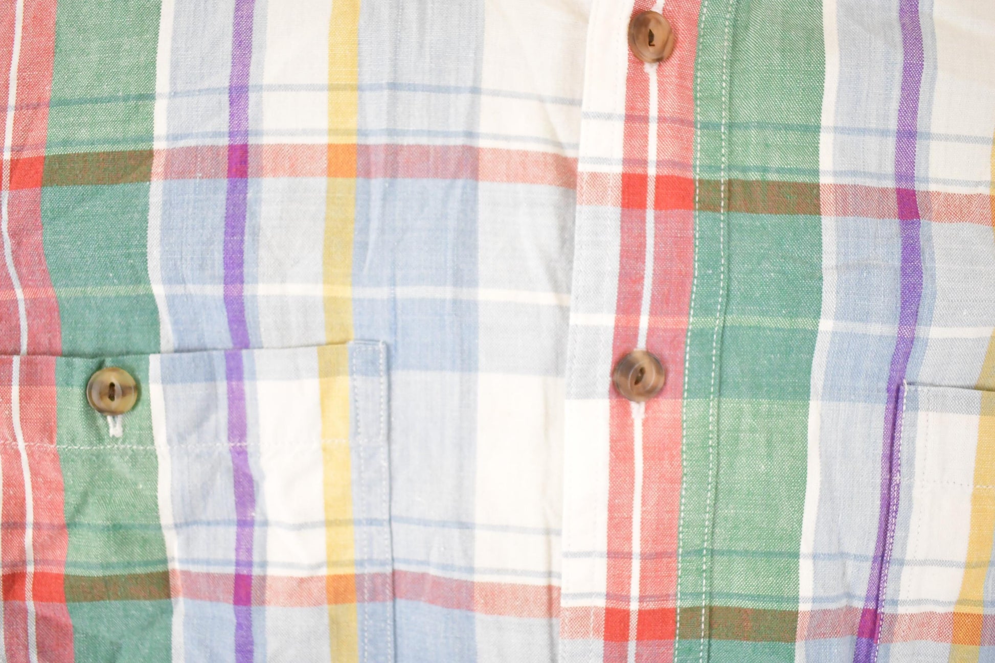 Vintage 1990's Chaps Ralph Lauren Plaid Button Up Shirt Men's L from propervintagecanada