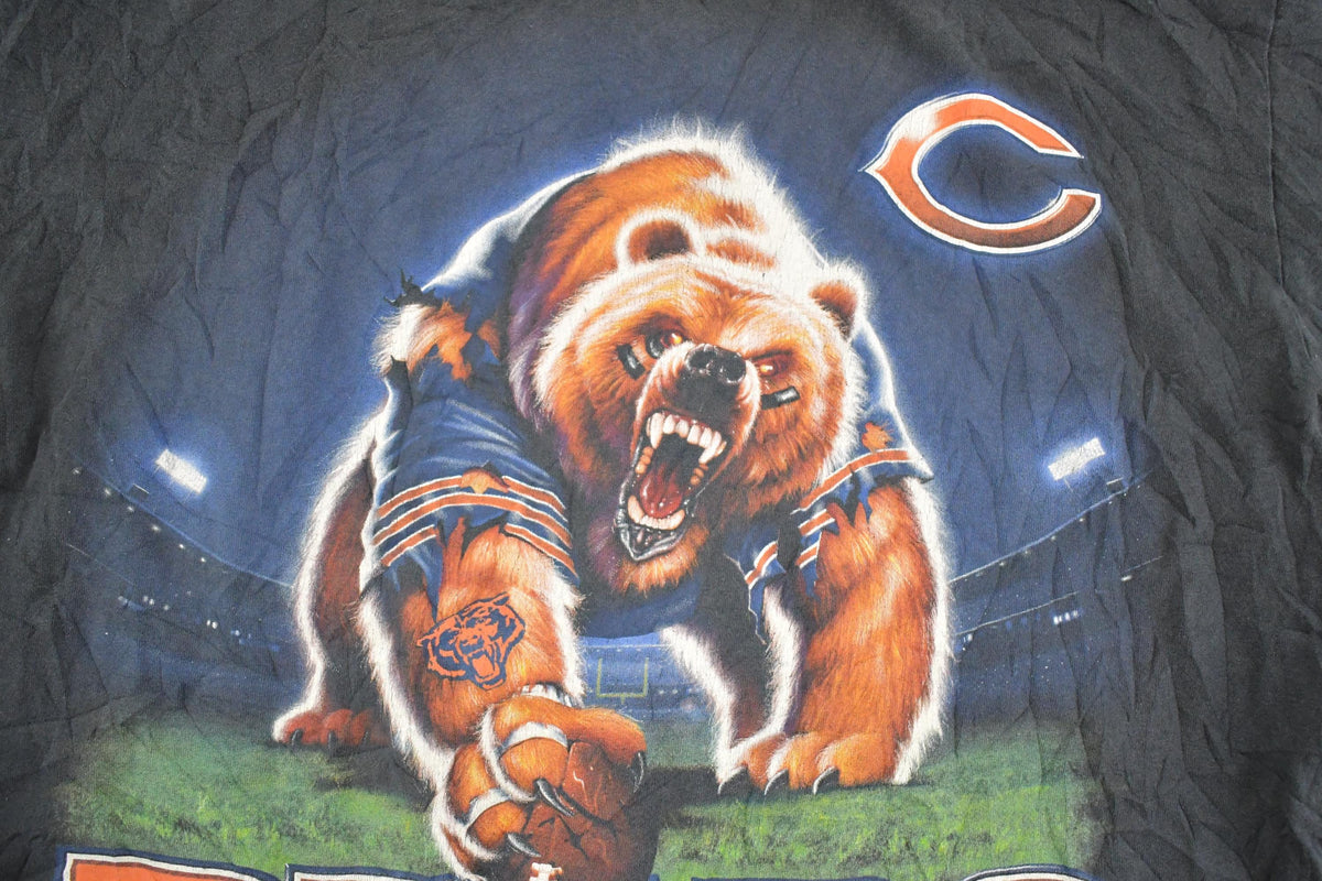 Vintage 1990's Chicago Bears NFL T Shirt Men's L from propervintagecanada