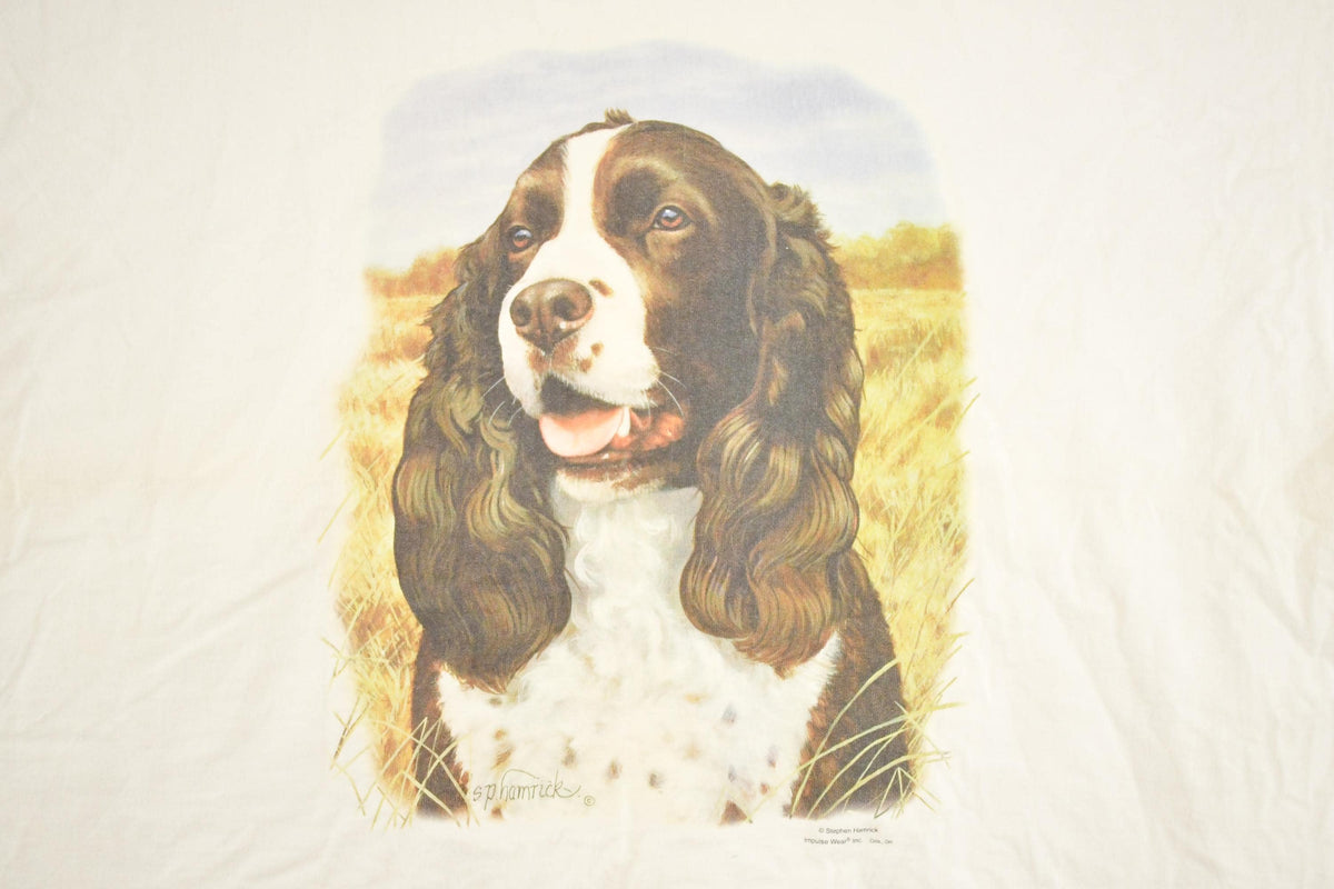 Vintage 1990's Cocker Spaniel Souvenir Dog T-Shirt Mens XL from propervintagecanada