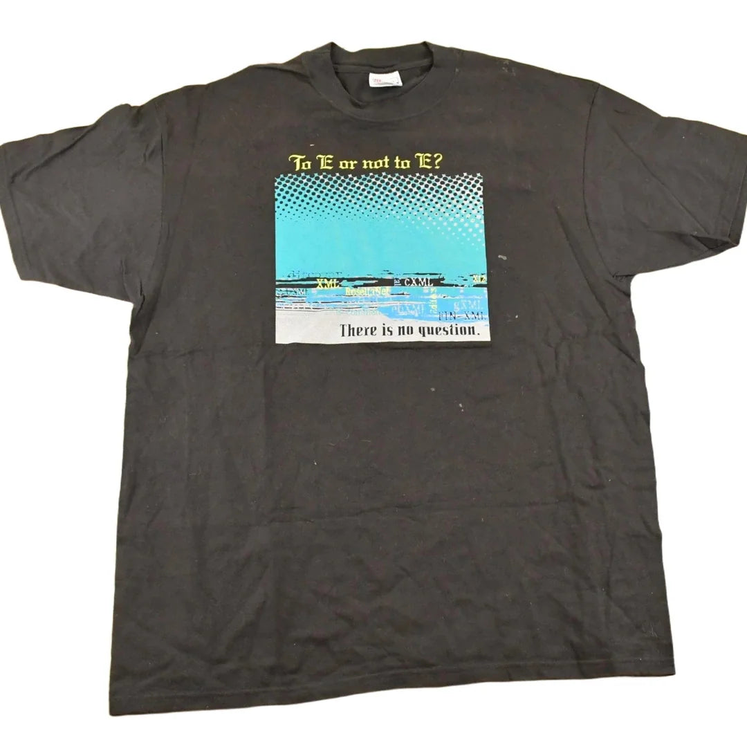 Vintage 1990's Comptia Computer Souvenir Travel T-Shirt Men's XL from propervintagecanada