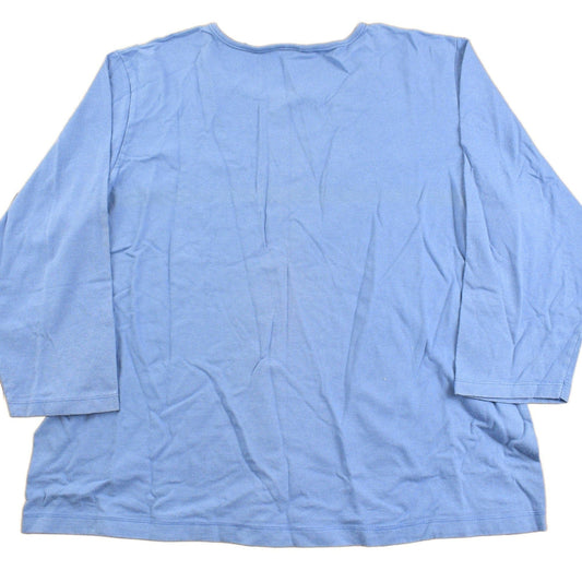 Vintage 1990's Cute Flower Long Sleeve T-Shirt Men's Medium from propervintagecanada