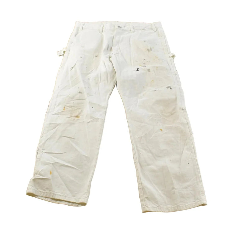 Vintage 1990's Dickies Sherwin Williams White Painters Jeans Men's 35x28 from propervintagecanada