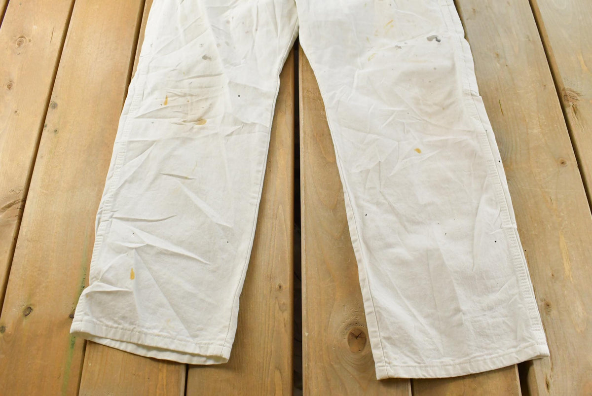 Vintage 1990's Dickies Sherwin Williams White Painters Jeans Men's 35x28 from propervintagecanada