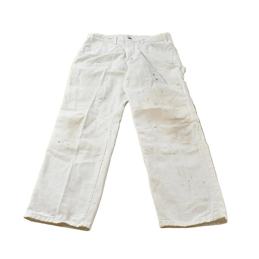 Vintage 1990's Dickies Sherwin Williams White Painters Pants Men's 32 x 29 from propervintagecanada