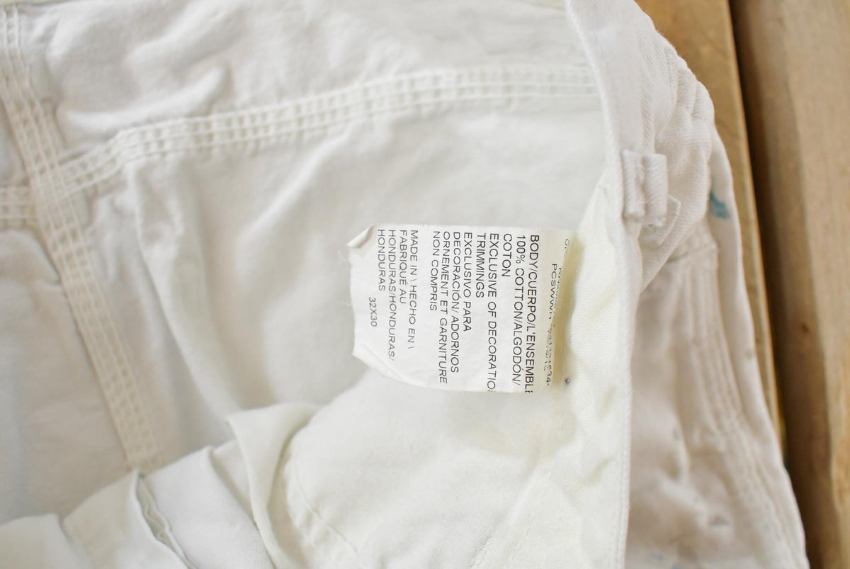 Vintage 1990's Dickies Sherwin Williams White Painters Pants Men's 32 x 29 from propervintagecanada