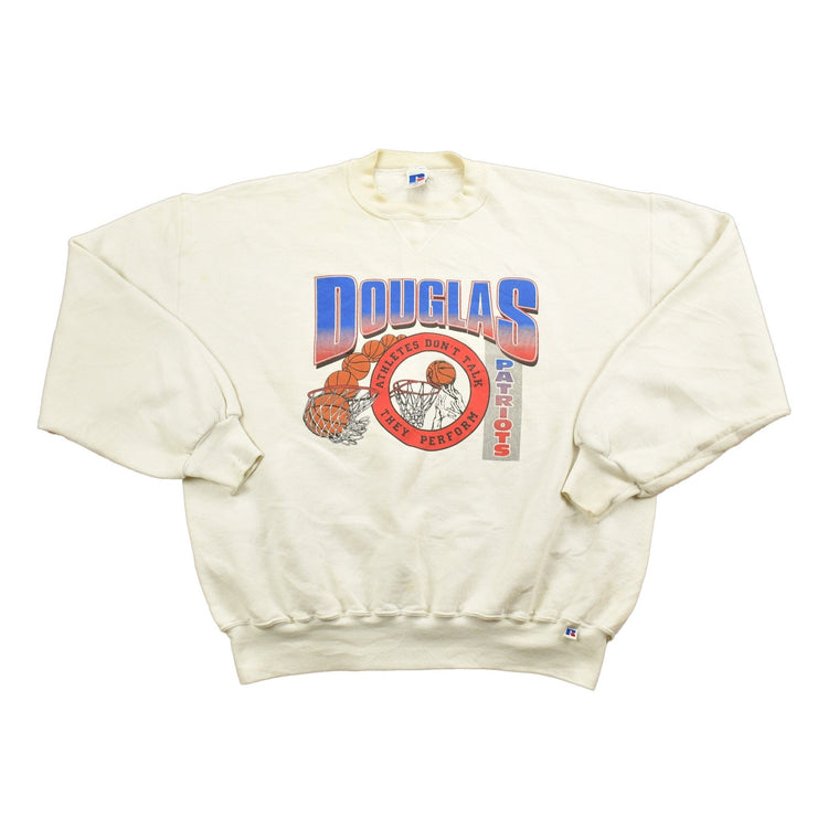 Vintage 1990's Douglas Patriots Basketballl Collegiate Crewneck / Sweatshirt / Russell Athletic / Sportswear / Athleisure from propervintagecanada