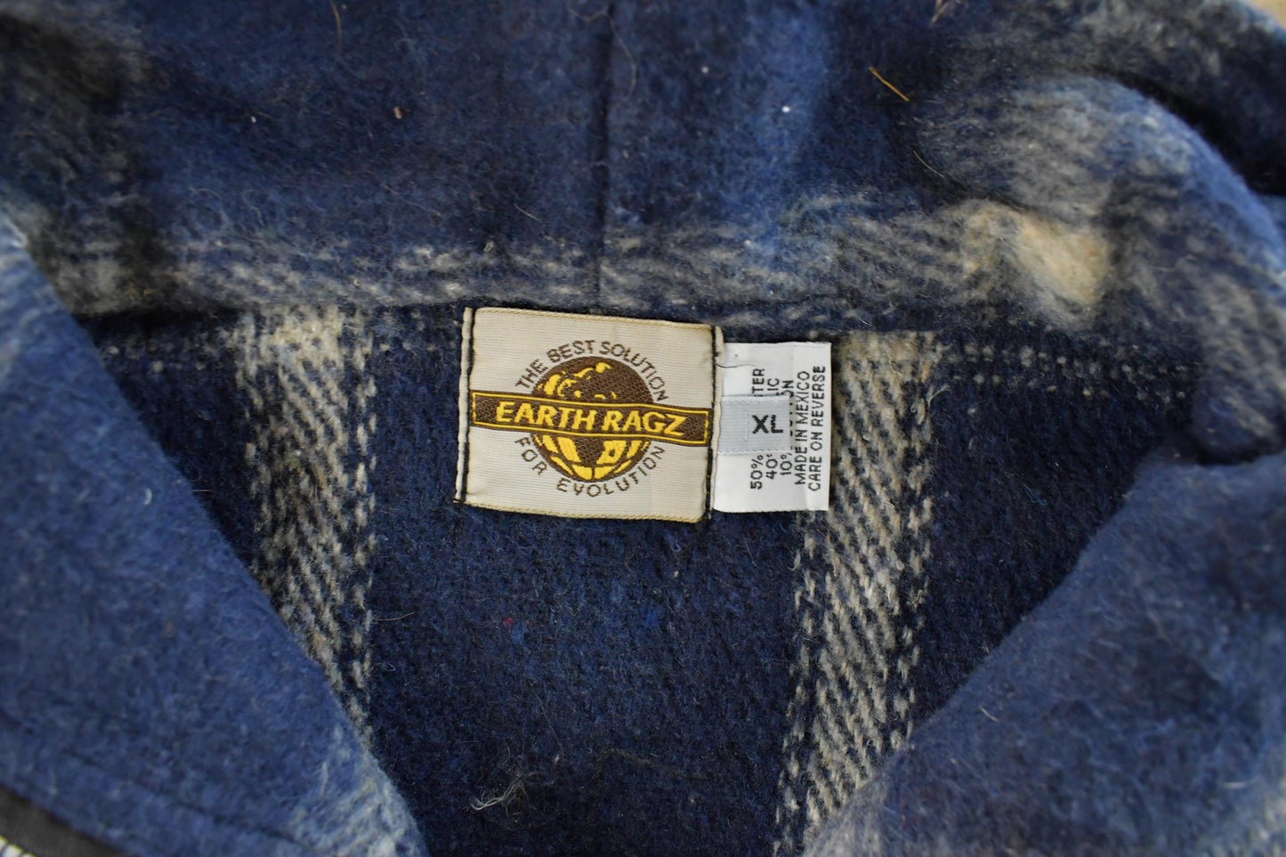 Vintage 1990's Earth Ragz Knit Baja Sweater Men's XL from propervintagecanada