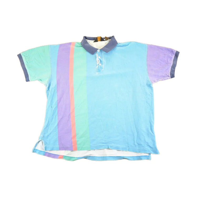 Vintage 1990's Eddie Bauer Colorblock Button Up Shirt Men's XL from propervintagecanada