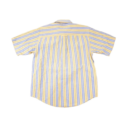 Vintage 1990's Eddie Bauer Striped Button Up Shirt Men's L from propervintagecanada