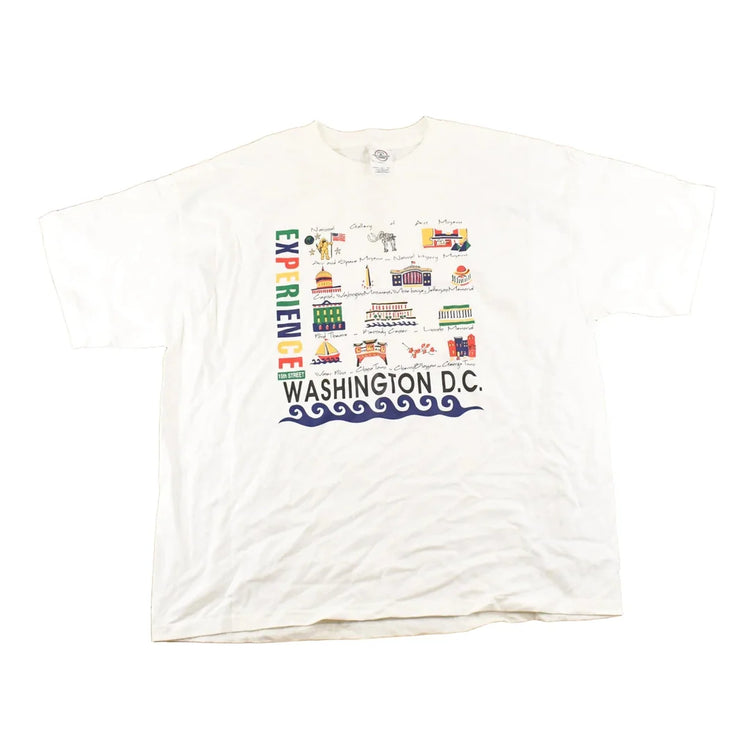 Vintage 1990's Experience Washington DC Souvenir Travel T-Shirt Men's XL from propervintagecanada