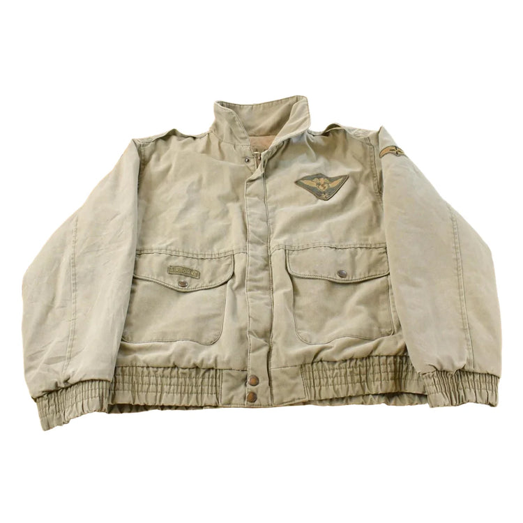 Vintage 1990's Expressions Military Flyers Bomber Jacket Men's S from propervintagecanada