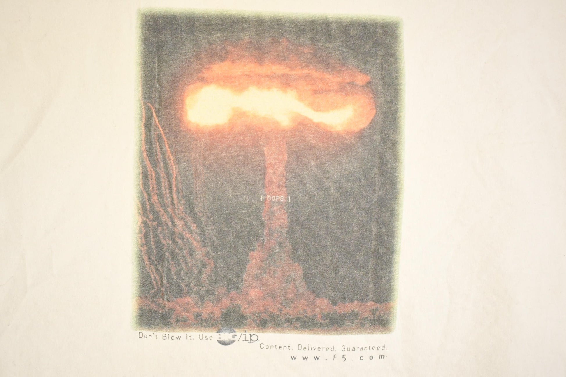 Vintage 1990's F5 Labs Souvenir Travel T-Shirt Men's XL from propervintagecanada