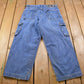 Vintage 1990's FUBU Cargo Jeans Men's 34 x 29 from propervintagecanada