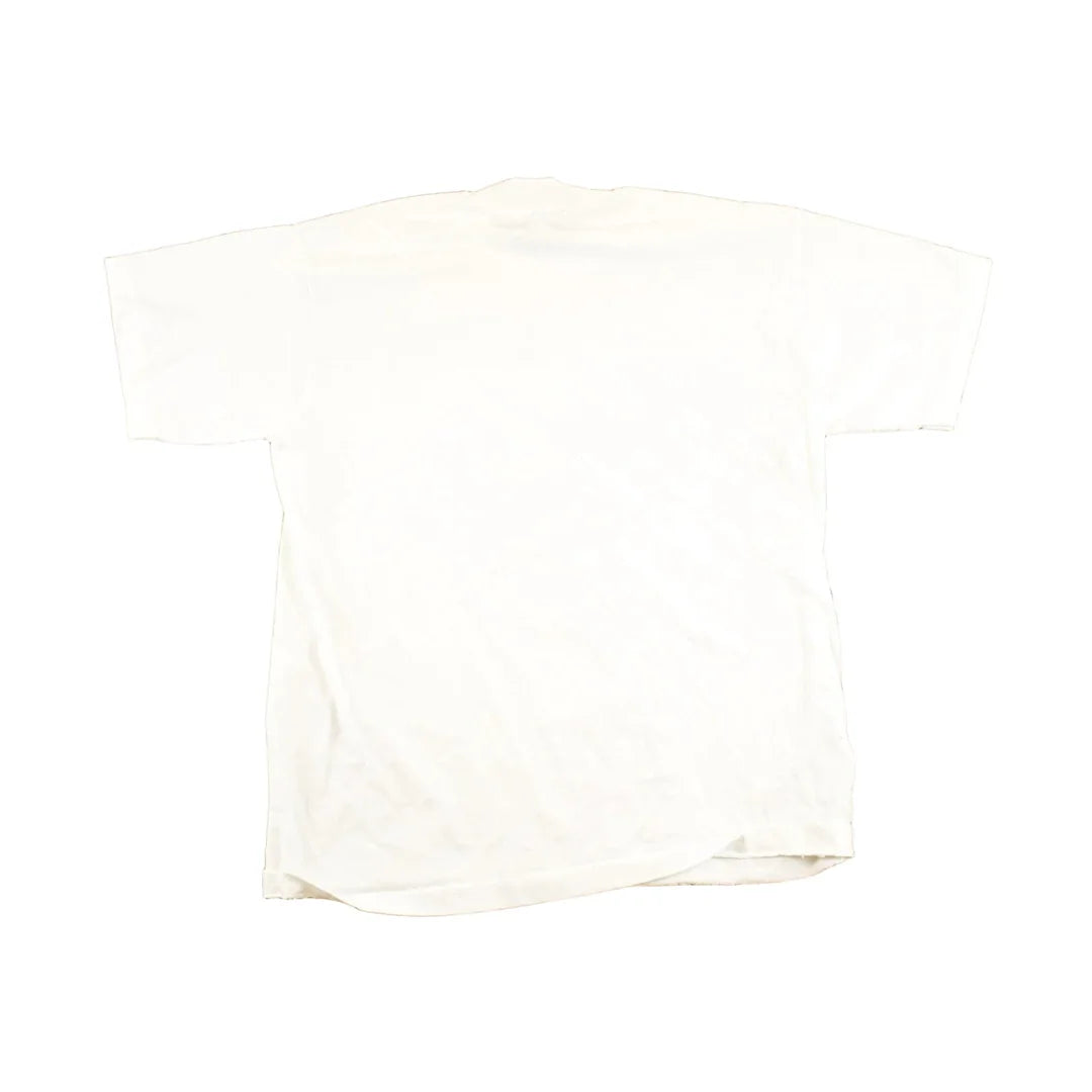 Vintage 1990's Happy Face Tie Souvenir Travel T-Shirt Mens M from propervintagecanada