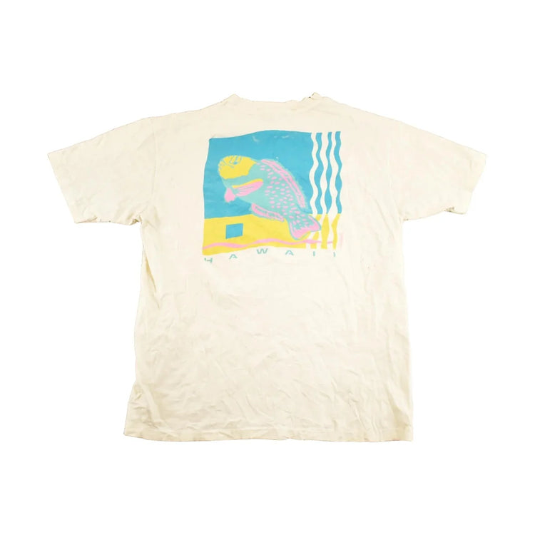 Vintage 1990's Hawaiian Style Souvenir Travel T-Shirt Mens M from propervintagecanada
