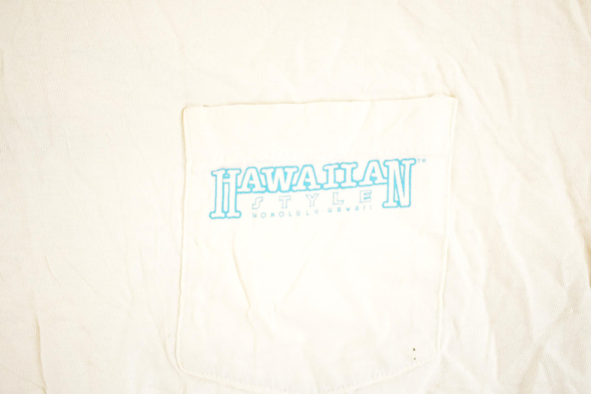 Vintage 1990's Hawaiian Style Souvenir Travel T-Shirt Mens M from propervintagecanada