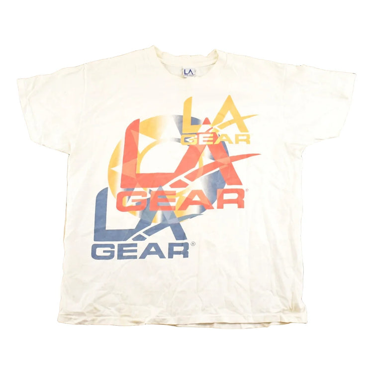 Vintage 1990's LA Gear Souvenir Travel T-Shirt Mens L from propervintagecanada