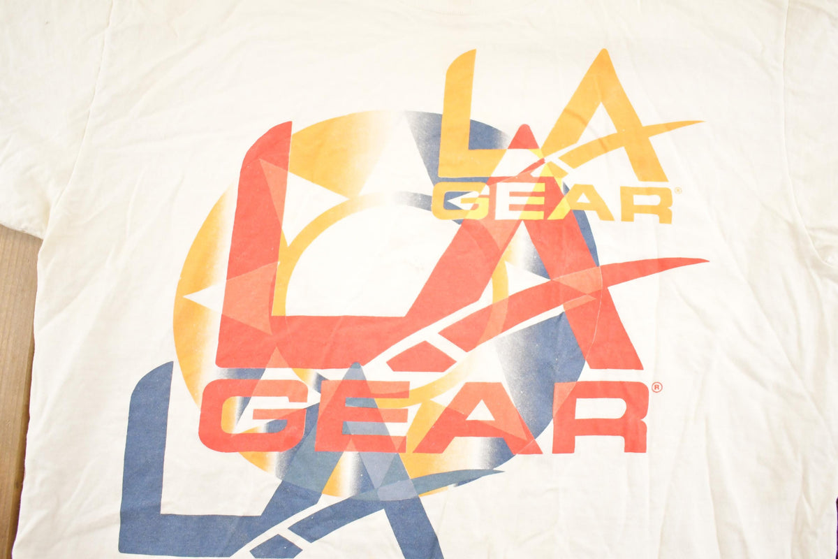 Vintage 1990's LA Gear Souvenir Travel T-Shirt Mens L from propervintagecanada