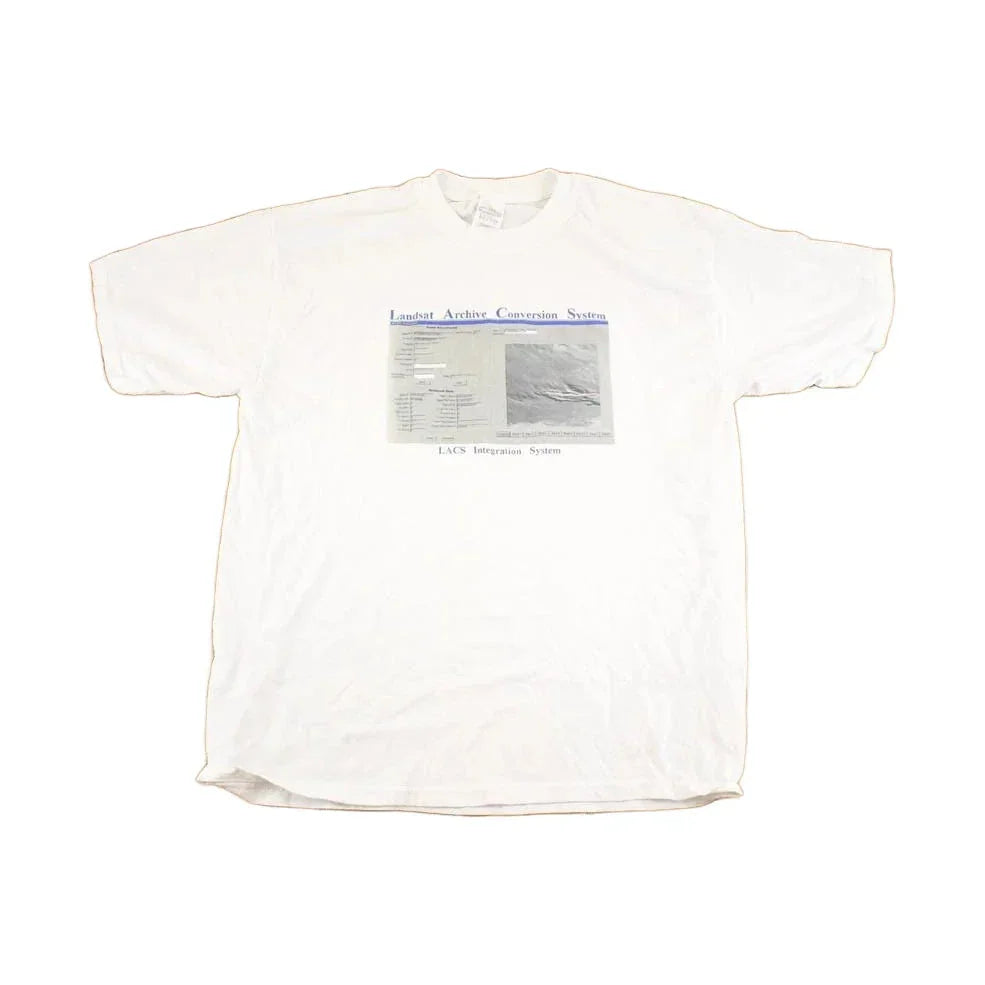 Vintage 1990's Lacs Development Souvenir Computer T-Shirt Men's L from propervintagecanada