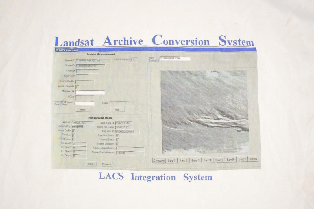 Vintage 1990's Lacs Development Souvenir Computer T-Shirt Men's L from propervintagecanada