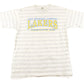 Vintage 1990's Lake Michigan Catholic Cheerleading Team Souvenir T-Shirt Women's M from propervintagecanada