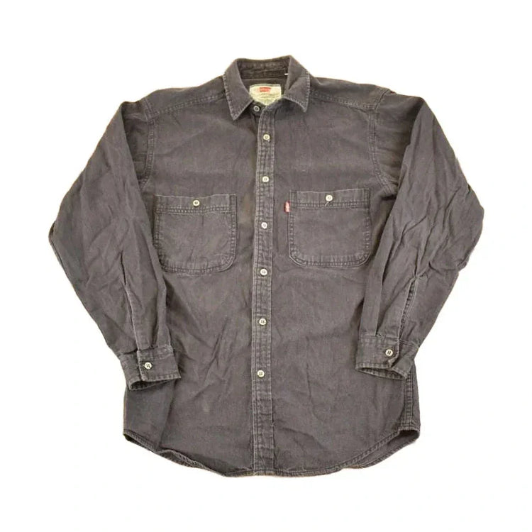 Vintage 1990's Levis Denim Button Up Shirt Men's M from propervintagecanada
