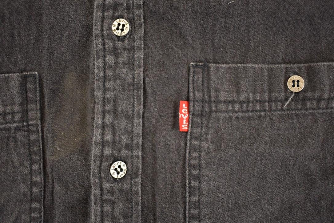 Vintage 1990's Levis Denim Button Up Shirt Men's M from propervintagecanada