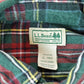 Vintage 1990's LL Bean Plaid Button Up Western Shirt Made In USA Men's XL from propervintagecanada