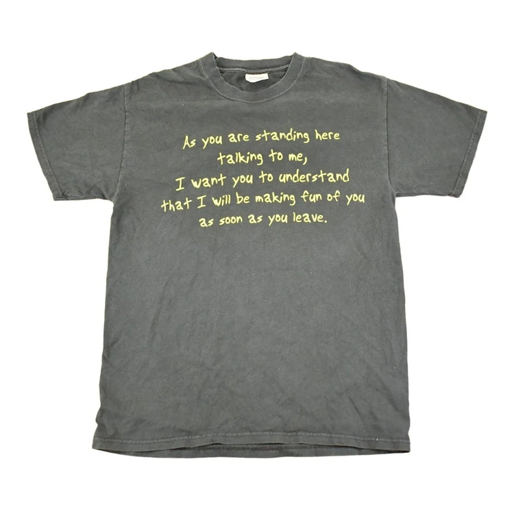 Vintage 1990's Making Fun Of You Funny Souvenir T-Shirt Men's M from propervintagecanada