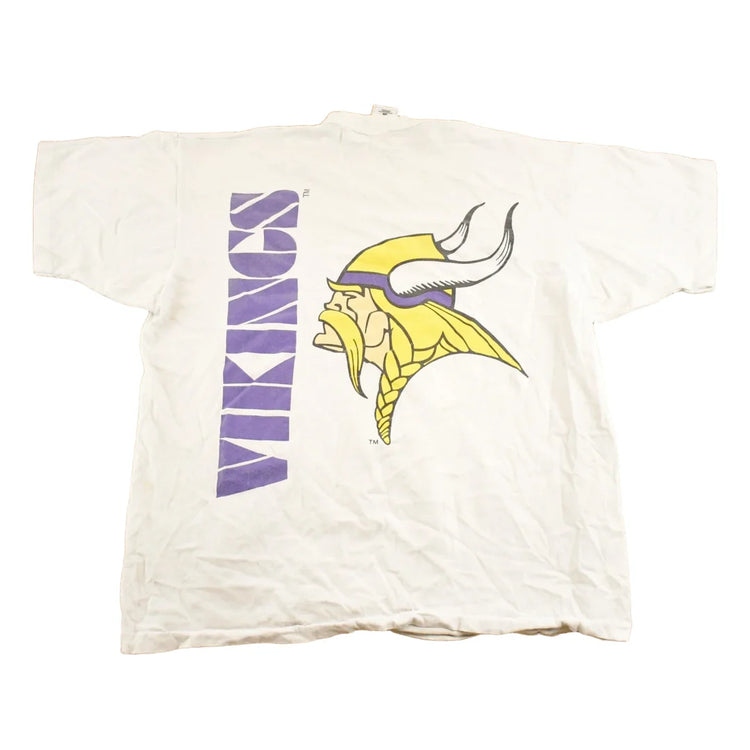 Vintage 1990's Minnesota Vikings Miller Lite NFL T Shirt Men's L from propervintagecanada