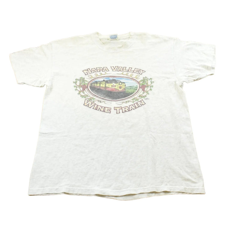 Vintage 1990's Napa Valley Wine Train Souvenir Travel T-Shirt Mens XL Men's Large from propervintagecanada