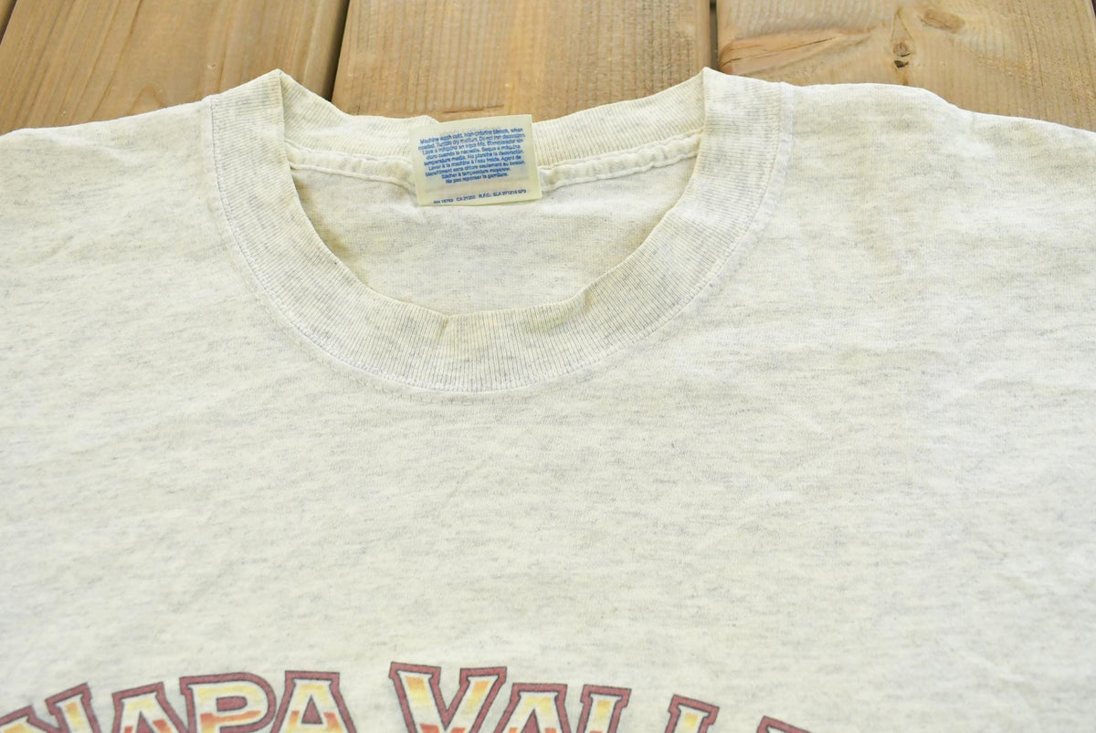 Vintage 1990's Napa Valley Wine Train Souvenir Travel T-Shirt Mens XL Men's Large from propervintagecanada
