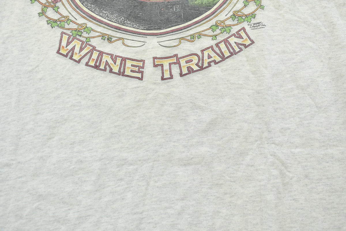 Vintage 1990's Napa Valley Wine Train Souvenir Travel T-Shirt Mens XL Men's Large from propervintagecanada