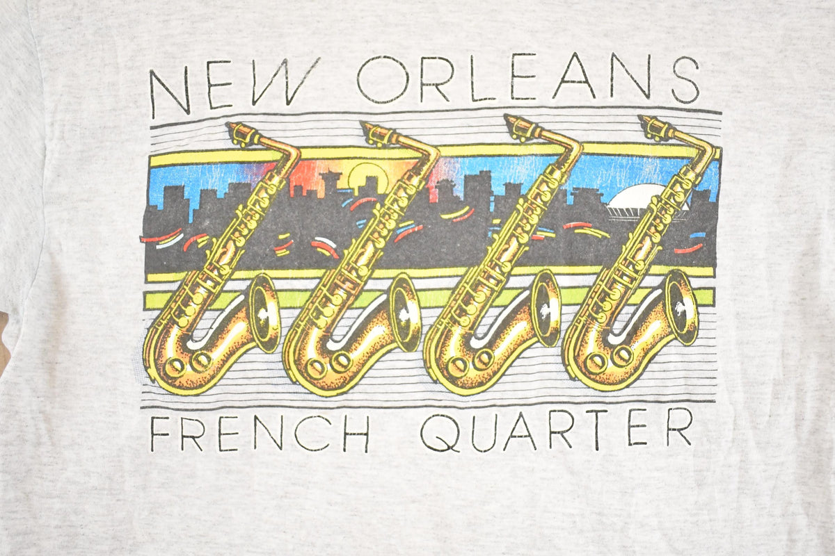 Vintage 1990's New Orleans French Quarter Souvenir Travel T-Shirt Mens M from propervintagecanada