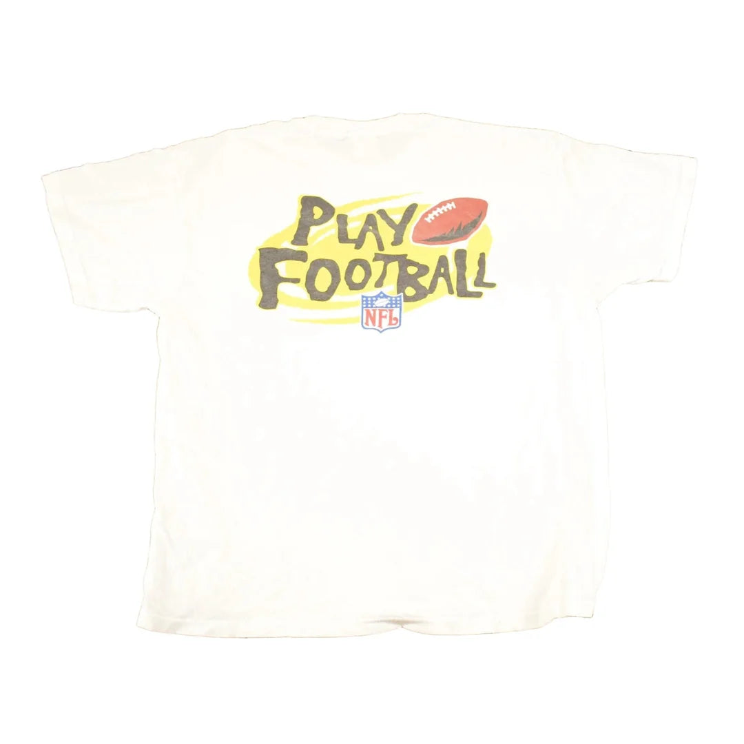 Vintage 1990's NFL Play Football T Shirt Men's XL from propervintagecanada