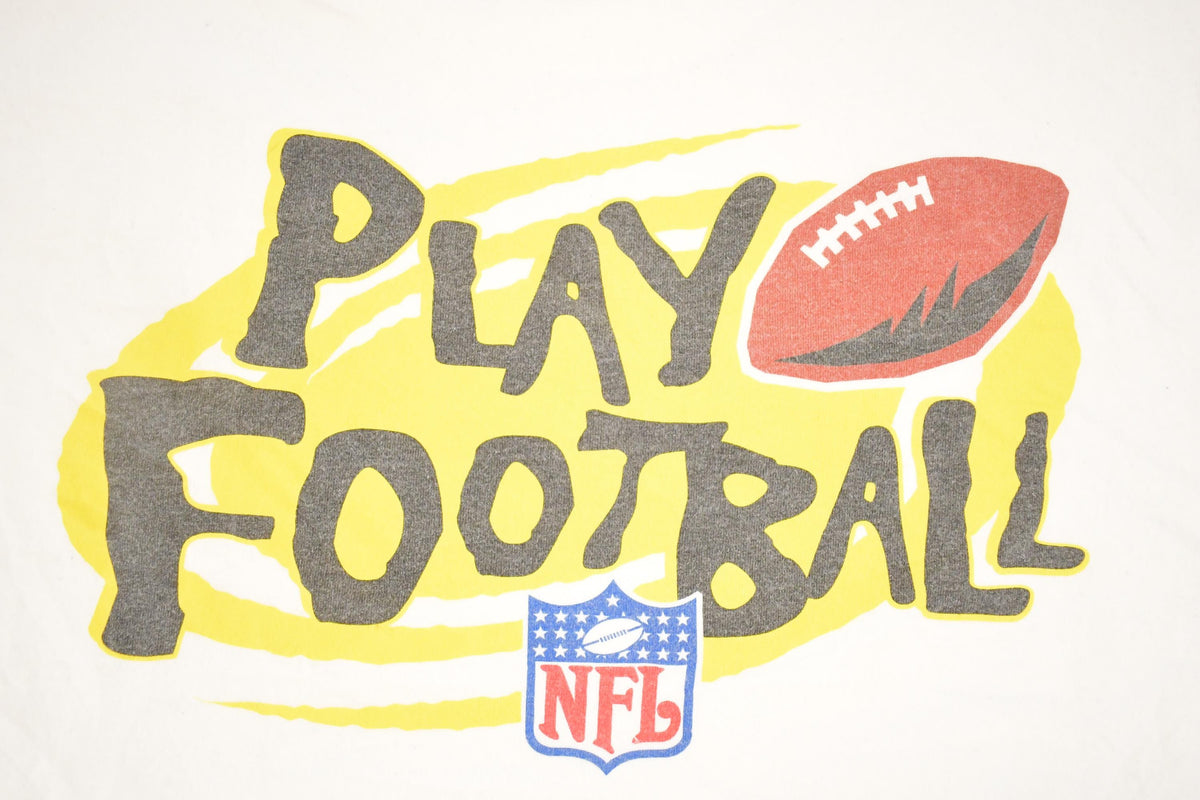 Vintage 1990's NFL Play Football T Shirt Men's XL from propervintagecanada