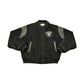 Vintage 1990's Oakland Raiders Leather Letterman Jacket Men's Large from propervintagecanada