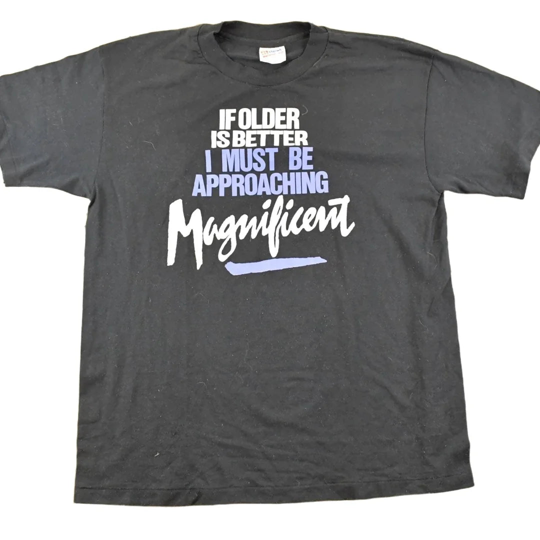 Vintage 1990's Older Is Better Souvenir Comedy T-Shirt Men's M from propervintagecanada